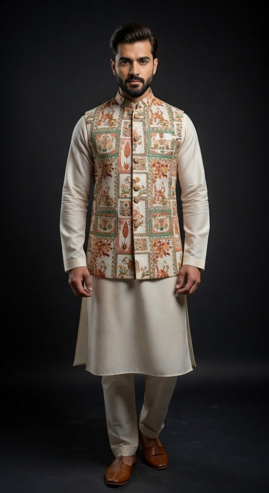 Premium Heritage Tiger Nehru Jacket